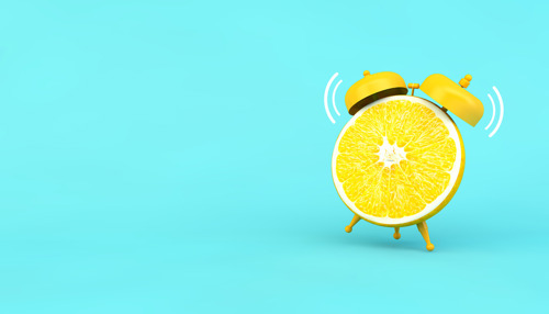 Limun u obliku budilnika kao podsjetnik za uzimanje vitamina C tokom trudnoće